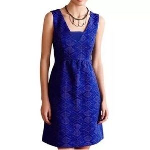 MAEVE for ANTHROPOLOGIE Blur Jacquard Print Sleeveless Dress, size 2